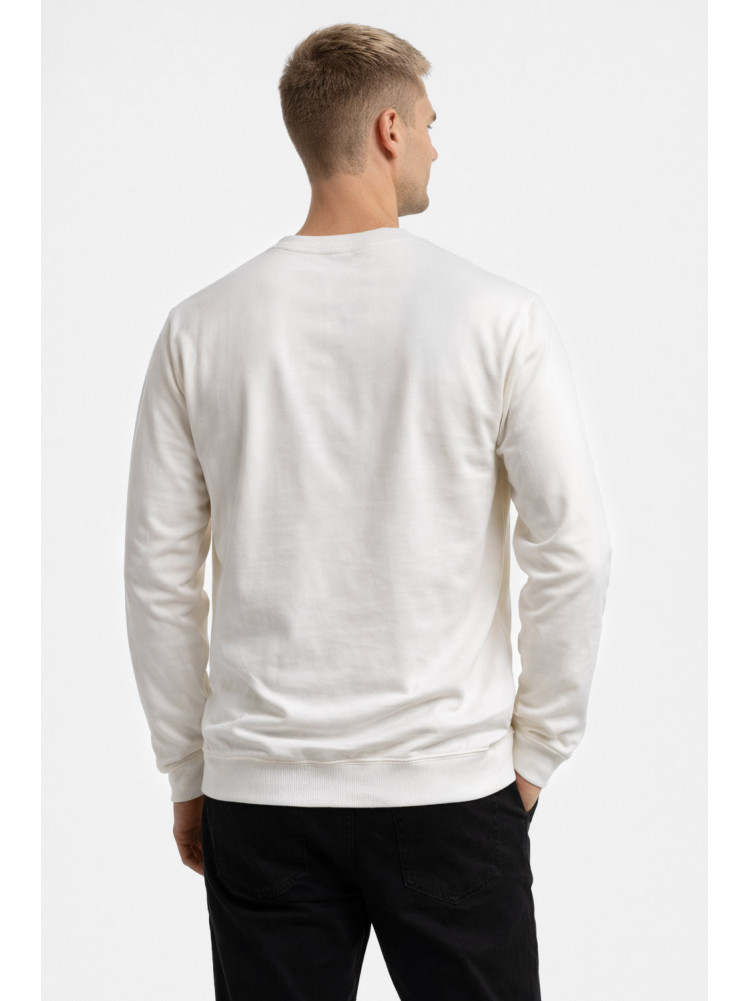 Свитшот мужской белого цвета с принтом 7725 210641C