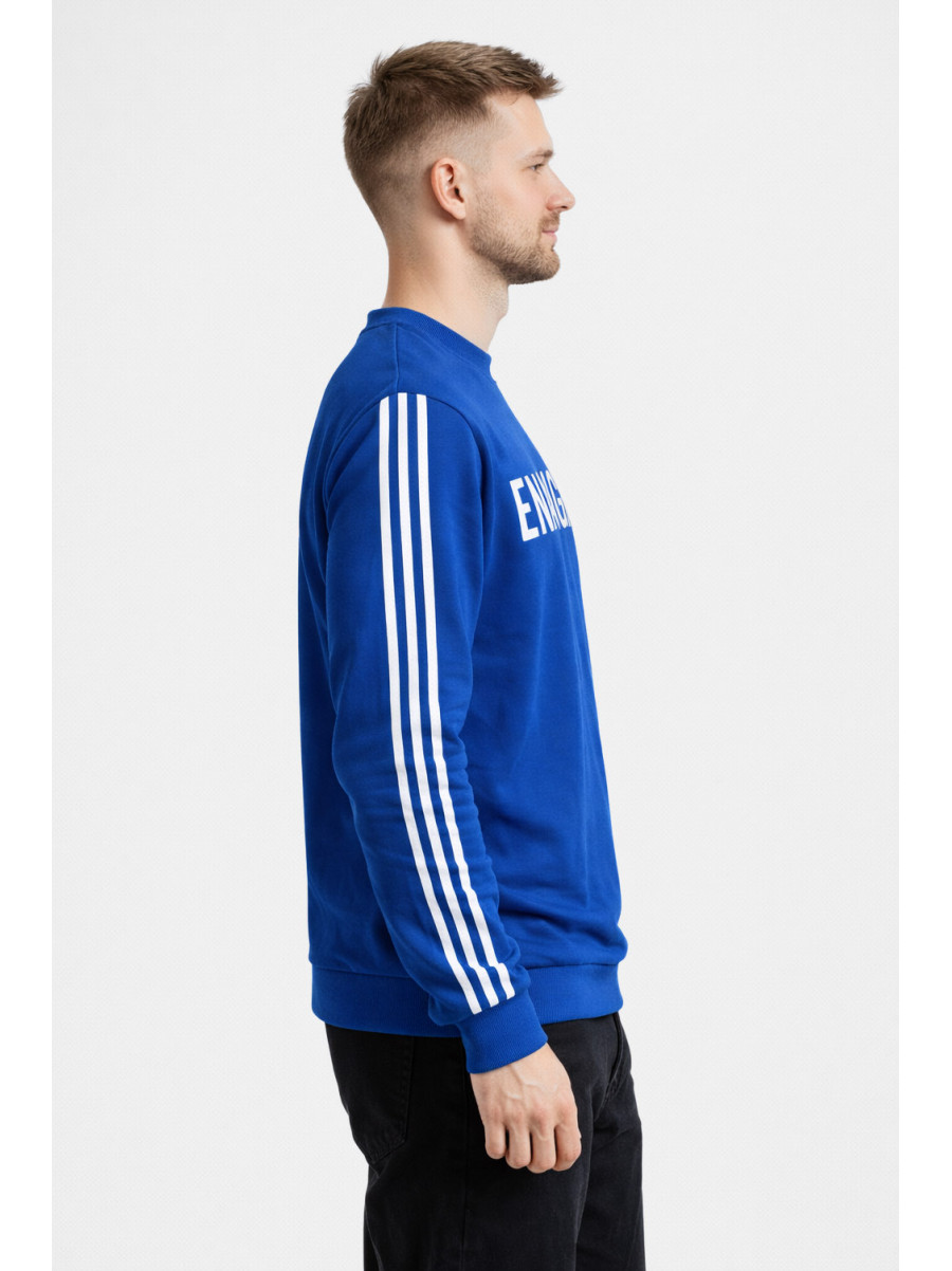 Свитшот мужской синего цвета с принтом 7720 210642C