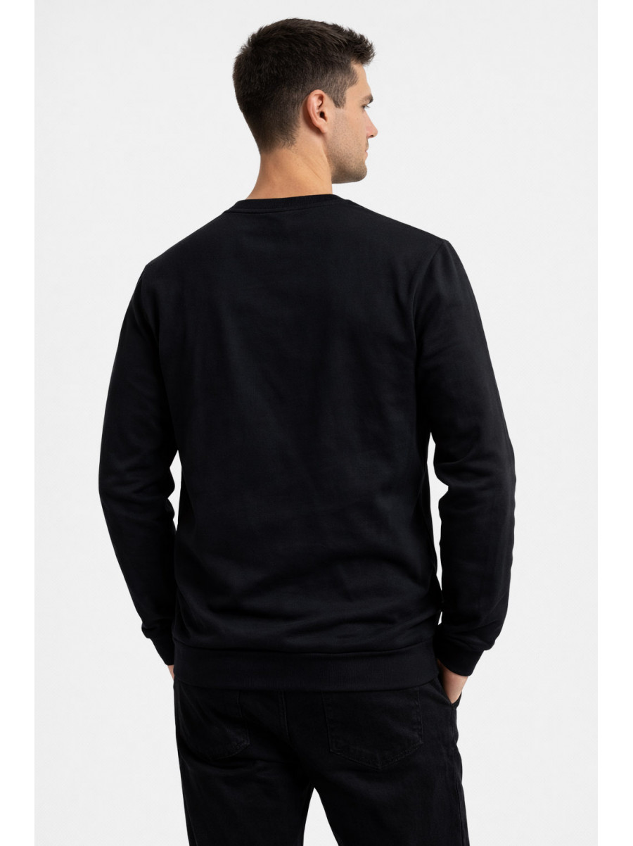 Свитшот мужской черного цвета с принтом 7725 210643C