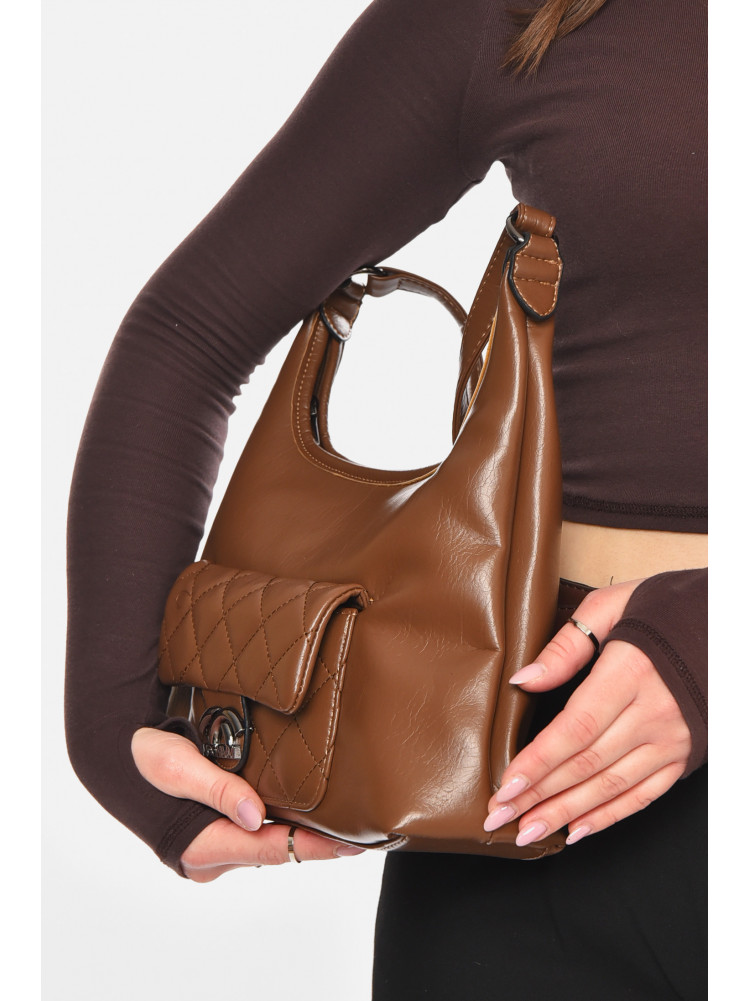 Сумка женская из экокожи коричневого цвета МН-39960 210646C