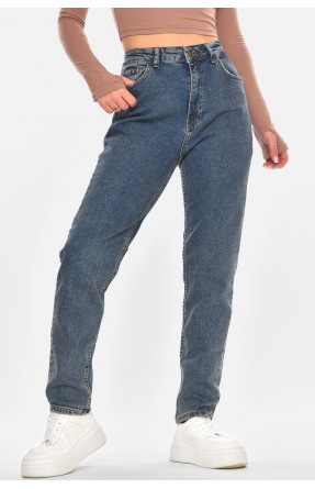 Джинсы женские однотонные синего цвета 4506 210662C Джинсы женские однотонные синего цвета 4506 210662C
