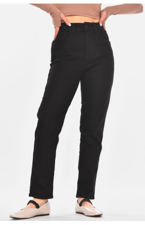 Джинсы женские однотонные черного цвета 00962/2 210667C Джинсы женские однотонные черного цвета 00962/2 210667C