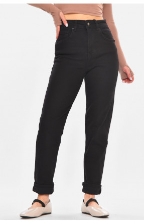 Джинсы женские однотонные черного цвета 00764 210670C Джинсы женские однотонные черного цвета 00764 210670C