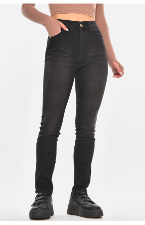 Джинсы женские однотонные черного цвета 00207 210671C Джинсы женские однотонные черного цвета 00207 210671C