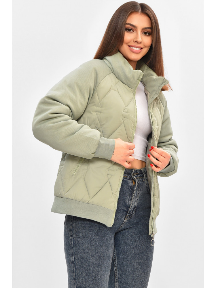 Куртка женская демисезонная мятного цвета Уценка 191 210676C