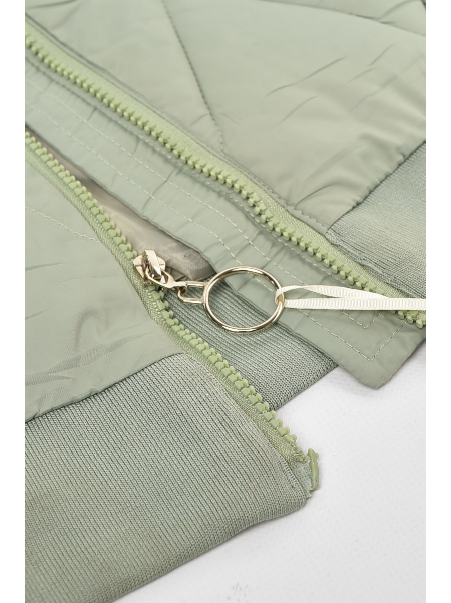 Куртка женская демисезонная мятного цвета Уценка 191 210676C