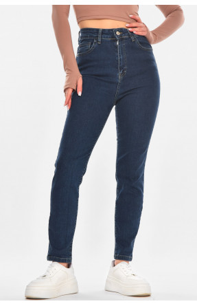 Джинсы женские однотонные тёмно-синего цвета 0792 210678C Джинсы женские однотонные тёмно-синего цвета 0792 210678C