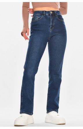 Джинсы женские однотонные тёмно-синего цвета 0140 210680C Джинсы женские однотонные тёмно-синего цвета 0140 210680C