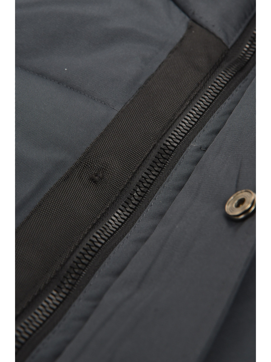 Куртка мужская удлиненная еврозима серого цвета Уценка 870 210681C