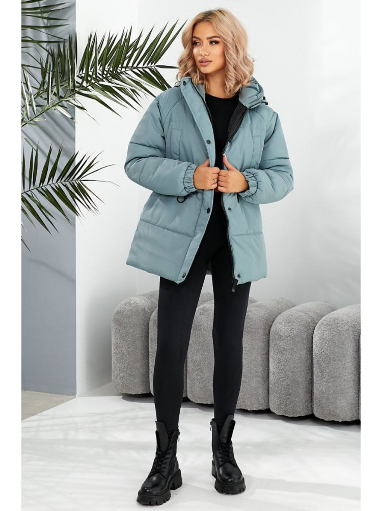 Куртка женская демисезонная мятного цвета Уценка 293 210687C