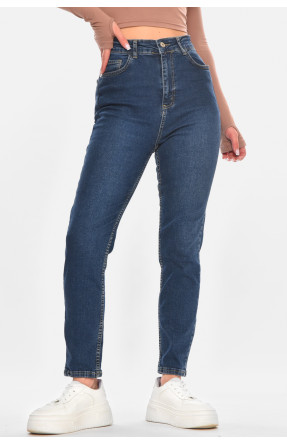 Джинсы женские однотонные тёмно-синего цвета 0789 210690C Джинсы женские однотонные тёмно-синего цвета 0789 210690C