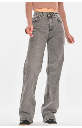 Джинсы женские однотонные серого цвета 1390 210696C