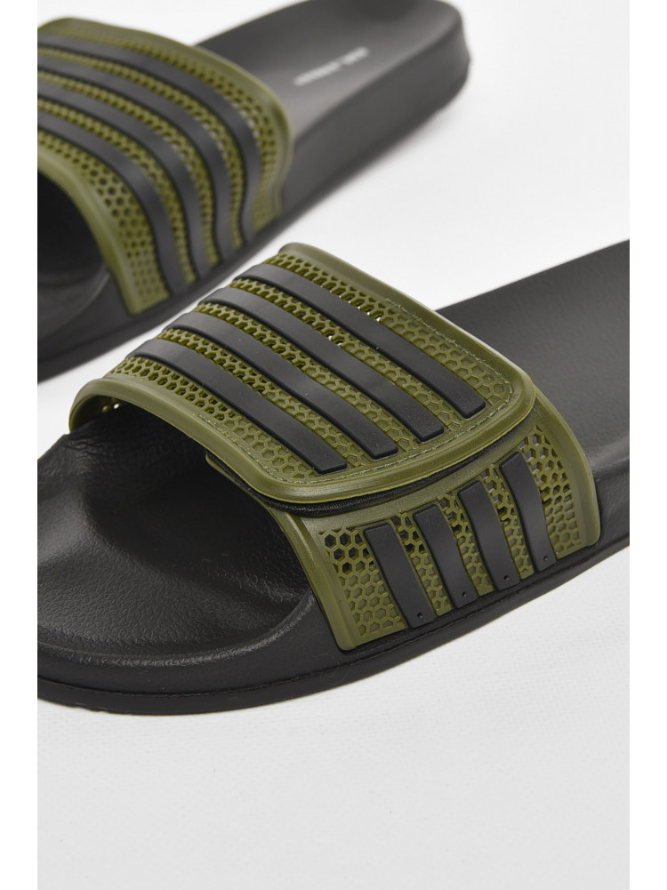 Шльопанці чоловічі темно-зеленого кольору м235 210698C