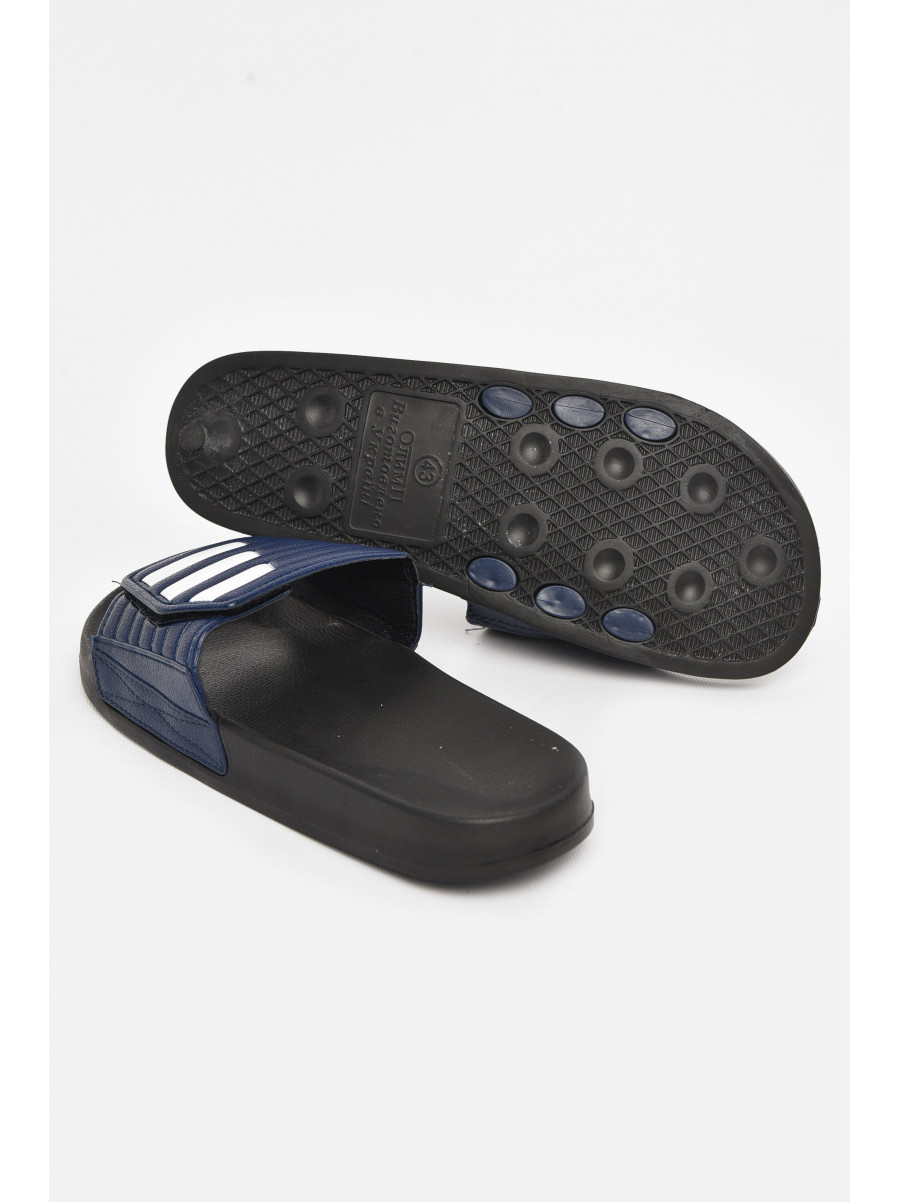 Шльопанці чоловічі синього кольору м210 210700C