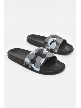 Шлепки мужские серого цвета м208 210701C Шлепки мужские серого цвета м208 210701C
