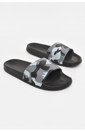 Шльопанці чоловічі сірого кольору м208 210701C