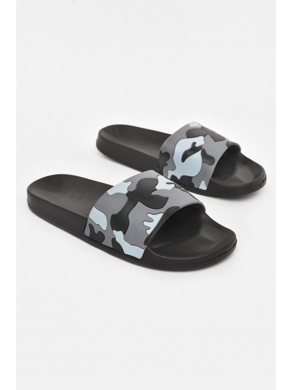 Шльопанці чоловічі сірого кольору м208 210701C
