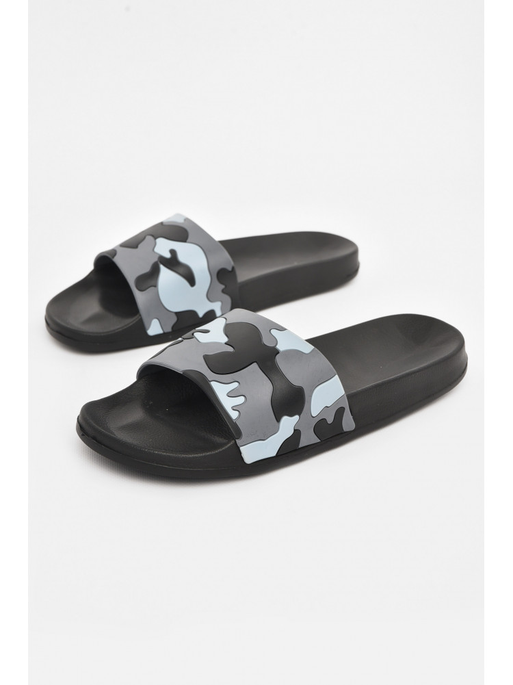 Шльопанці чоловічі сірого кольору м208 210701C