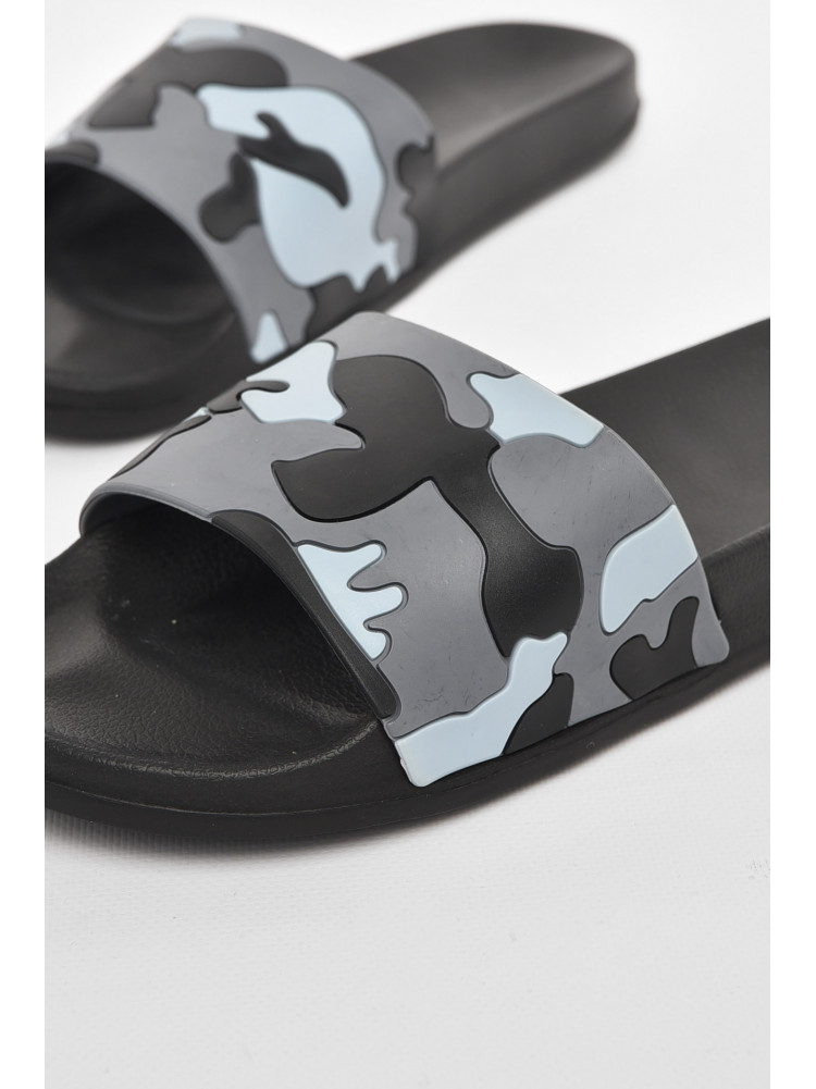 Шльопанці чоловічі сірого кольору м208 210701C