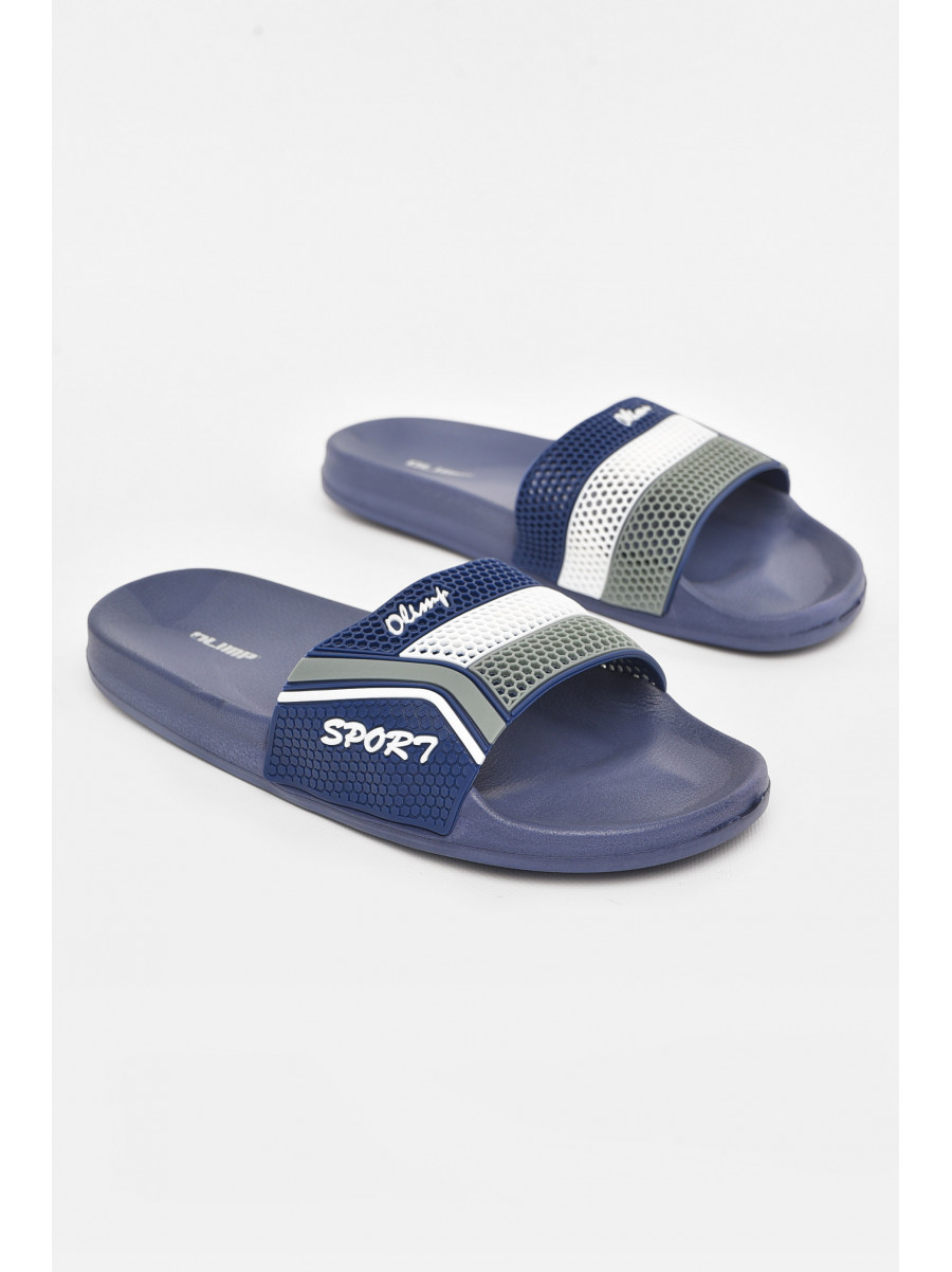 Шльопанці чоловічі синього кольору м231 210702C