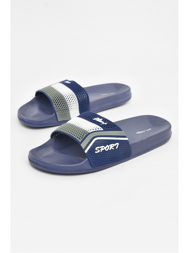 Шльопанці чоловічі синього кольору м231 210702C