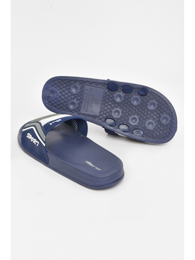 Шльопанці чоловічі синього кольору м231 210702C