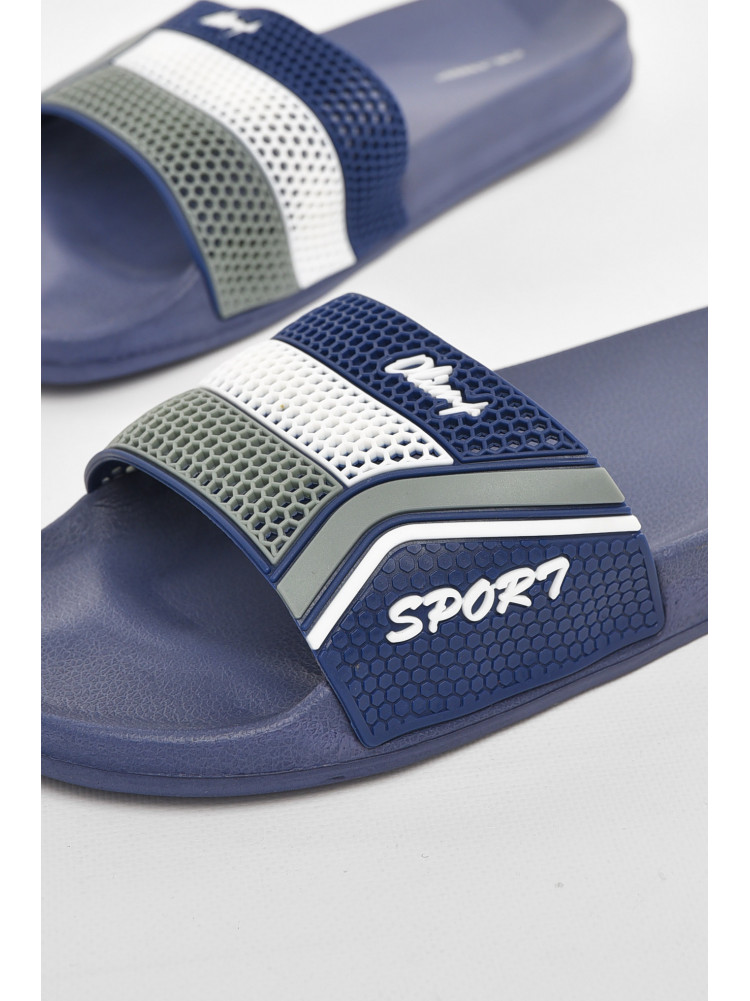 Шльопанці чоловічі синього кольору м231 210702C