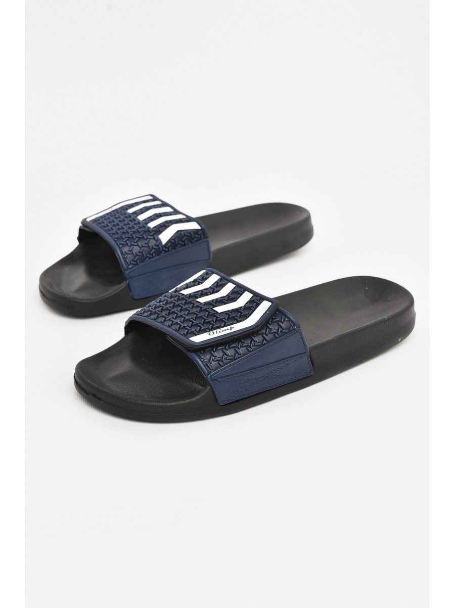 Шльопанці чоловічі синього кольору 211 210703C