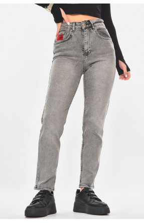 Джинсы женские однотонные серого цвета 00636 210713C