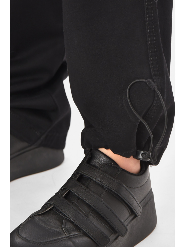 Джинсы женские однотонные черного цвета 3178 210728C