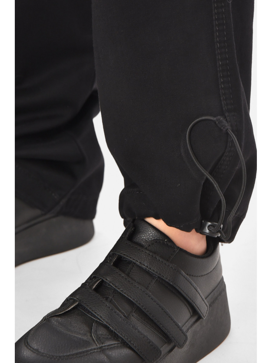 Джинсы женские однотонные черного цвета 3178 210728C