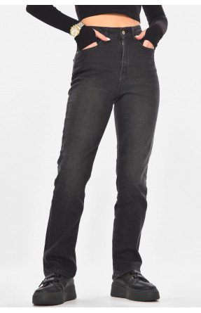 Джинсы женские однотонные черного цвета 0149 210735C