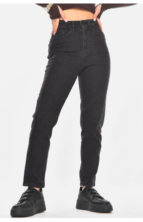 Джинсы женские однотонные черного цвета 0148 210773C