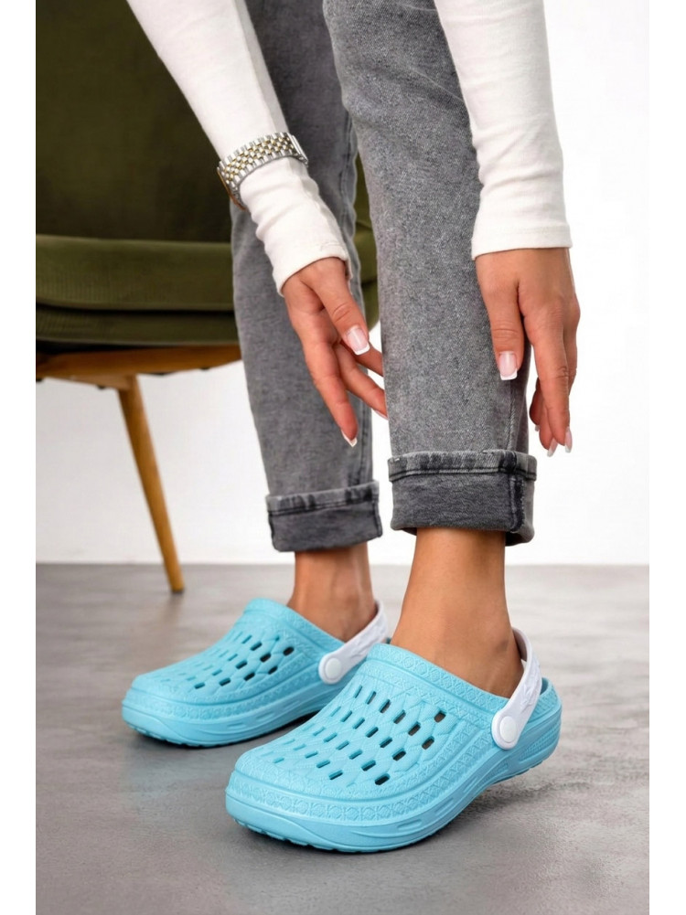 Крокси жіночі блакитного кольору ДС-62 210777C