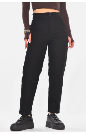 Джинсы женские однотонные черного цвета 1999 210785C