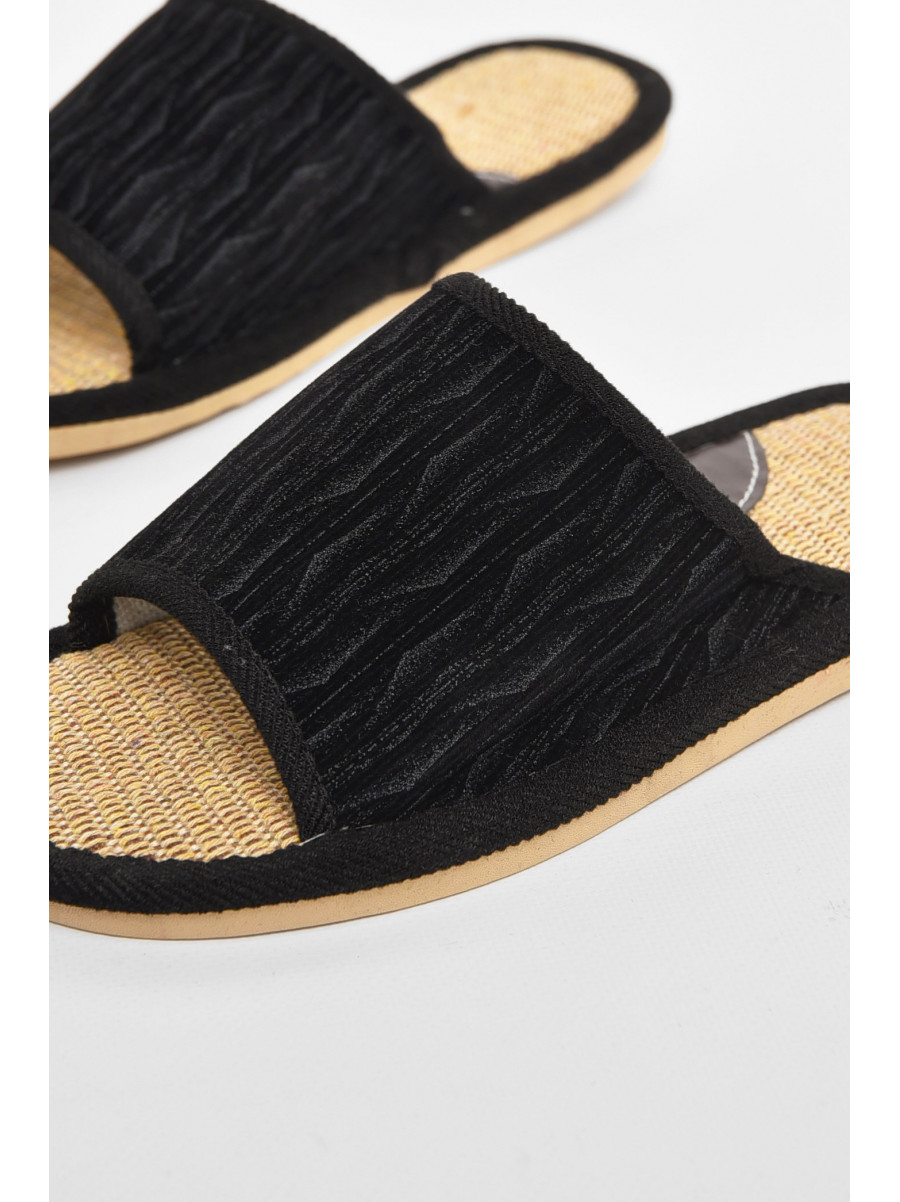 Капці кімнатні чоловічі чорного кольору В60 210786C