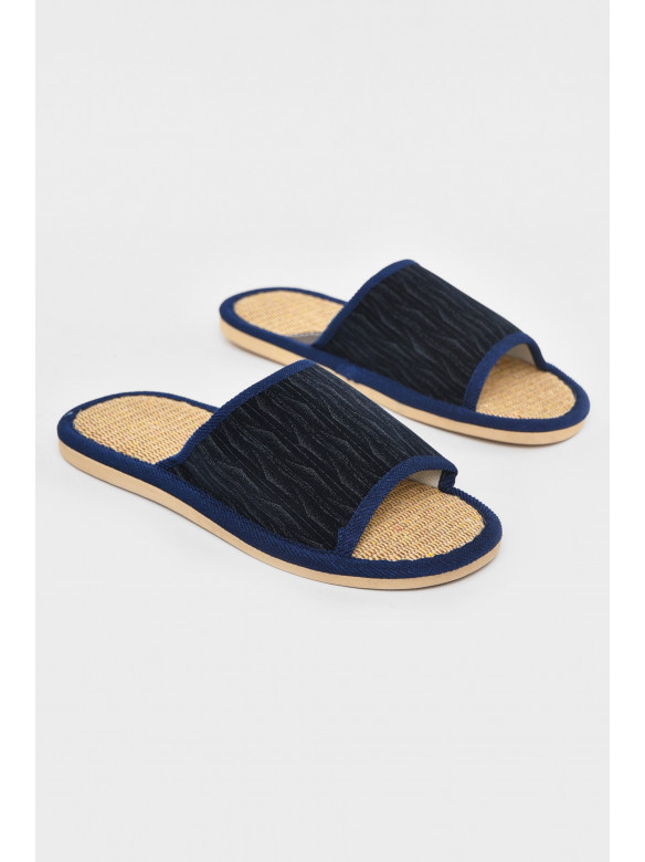 Капці кімнатні чоловічі синього кольору В60 210787C