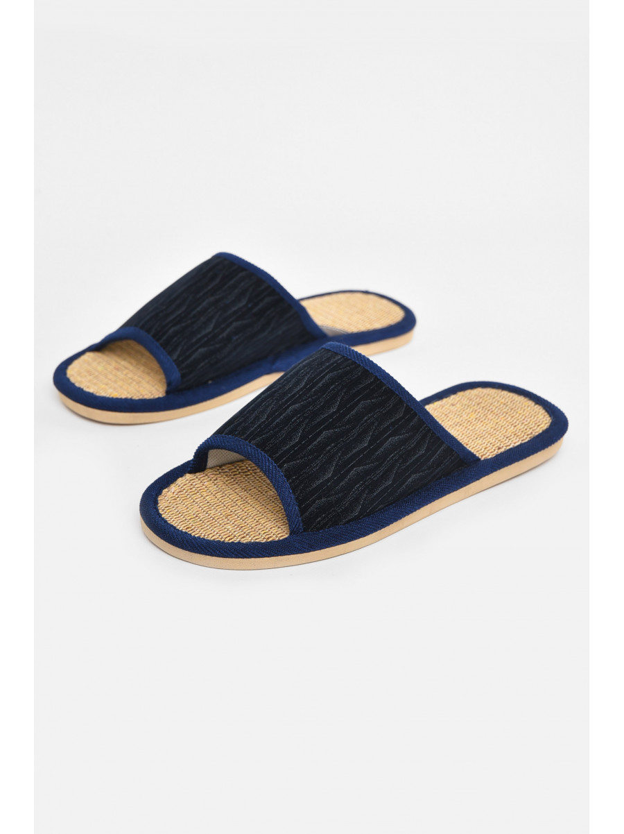 Капці кімнатні чоловічі синього кольору В60 210787C