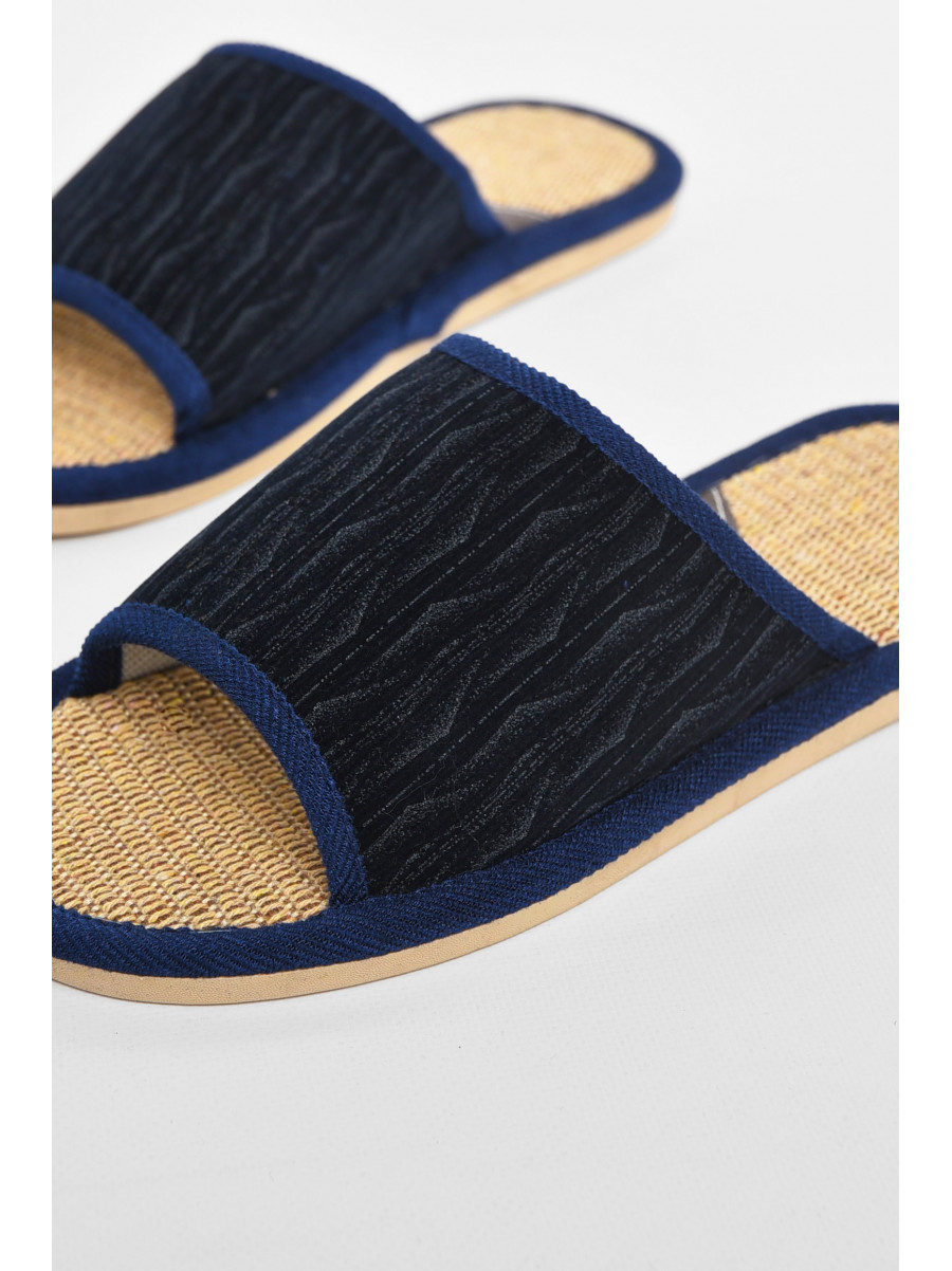 Капці кімнатні чоловічі синього кольору В60 210787C