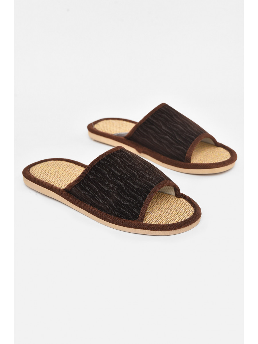 Капці кімнатні чоловічі коричневого кольору В60 210789C