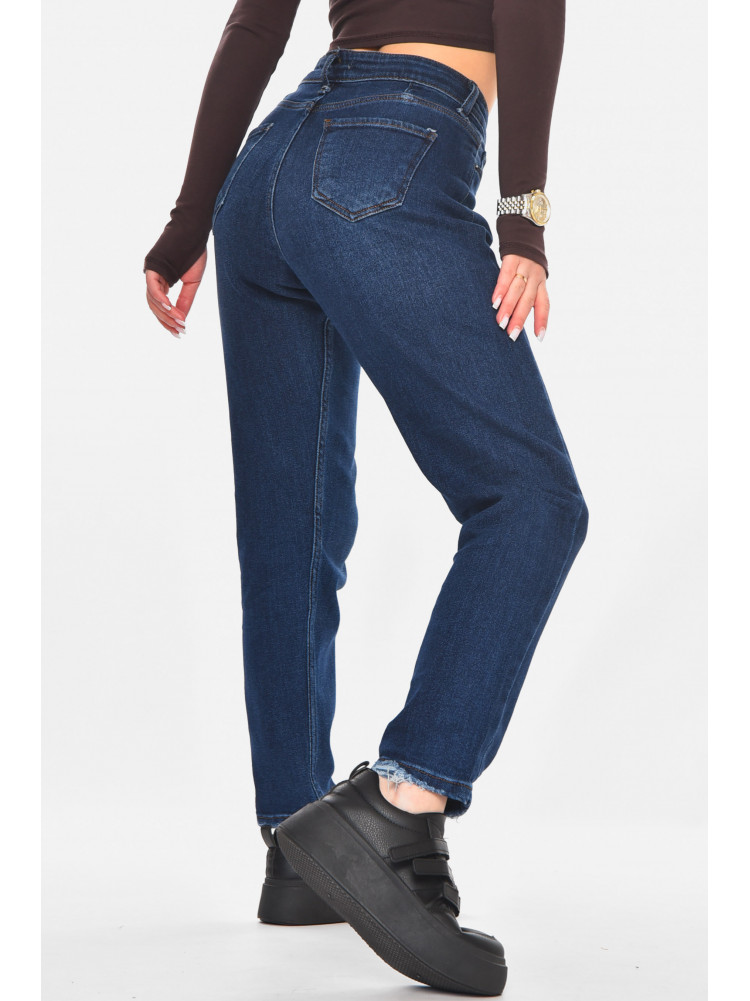 Джинсы женские однотонные синего цвета 1968 210792C