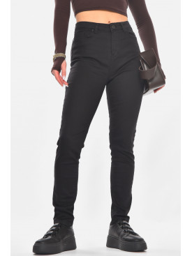 Джинсы женские однотонные черного цвета 826 210798C