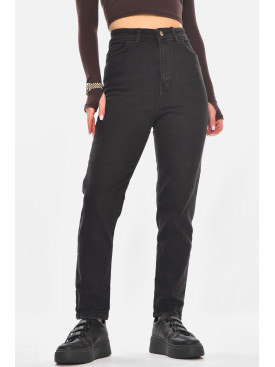Джинсы женские однотонные черного цвета S5325 210810C