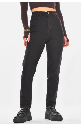Джинсы женские однотонные черного цвета S5325 210810C