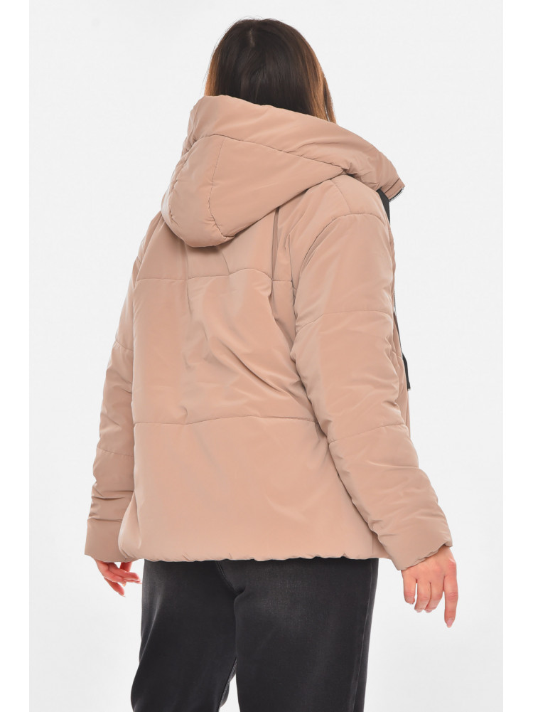 Куртка женская демисезонная пудрового цвета Уценка 210817C