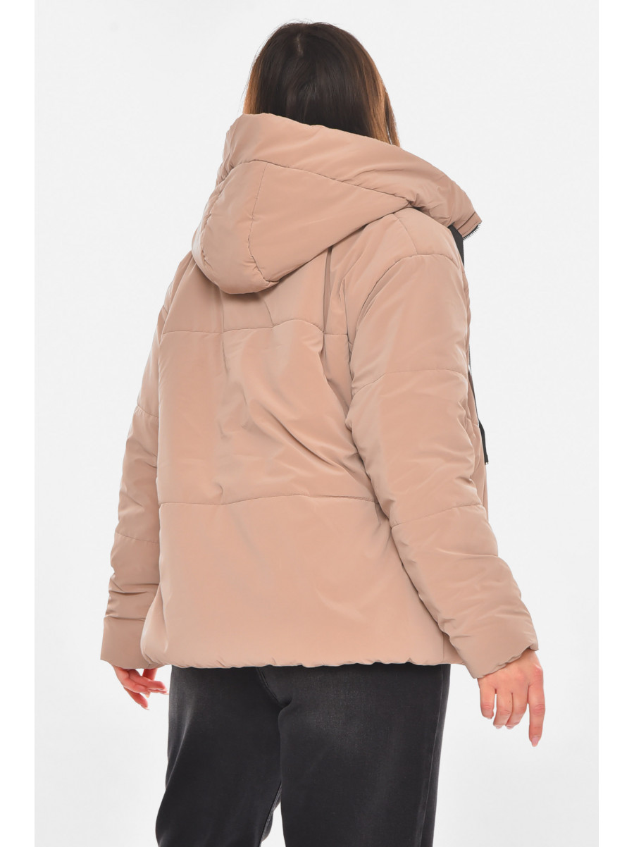 Куртка женская демисезонная пудрового цвета Уценка 210817C