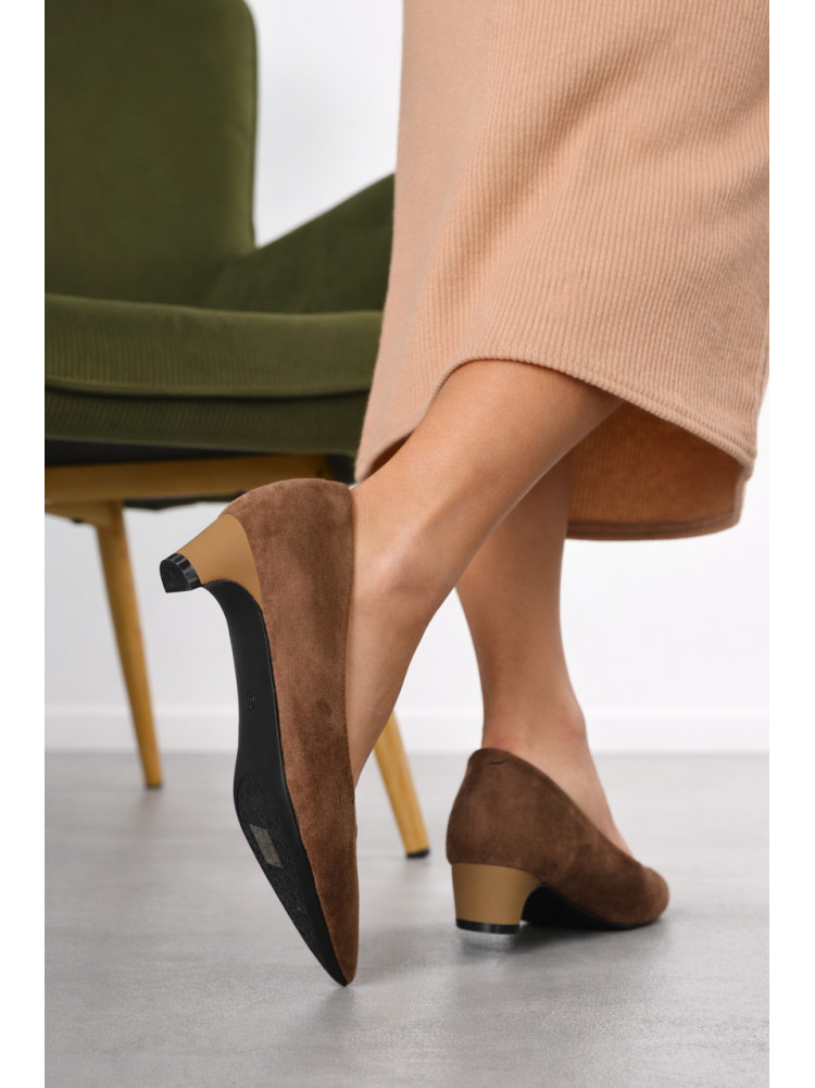 Туфли женские коричневого цвета L 1987-7 210818C