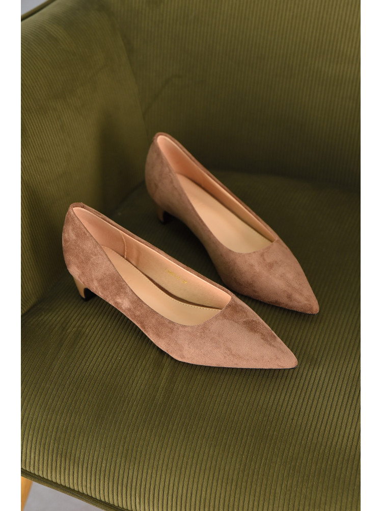 Туфли женские коричневого цвета L 1987-7 210818C