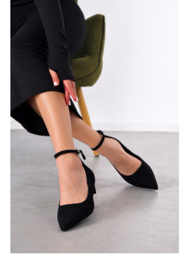 Туфли женские черного цвета L 1987-1 210819C