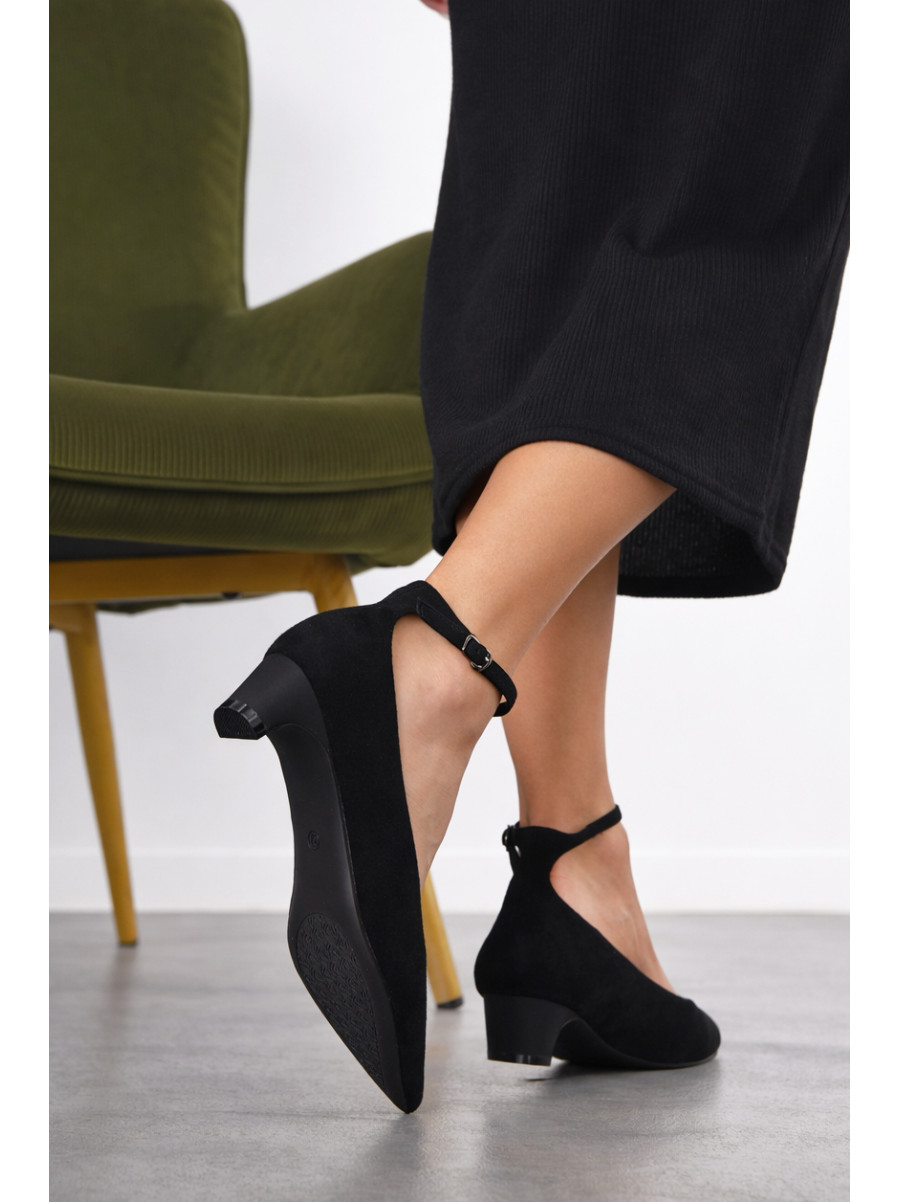 Туфли женские черного цвета L 1987-1 210819C